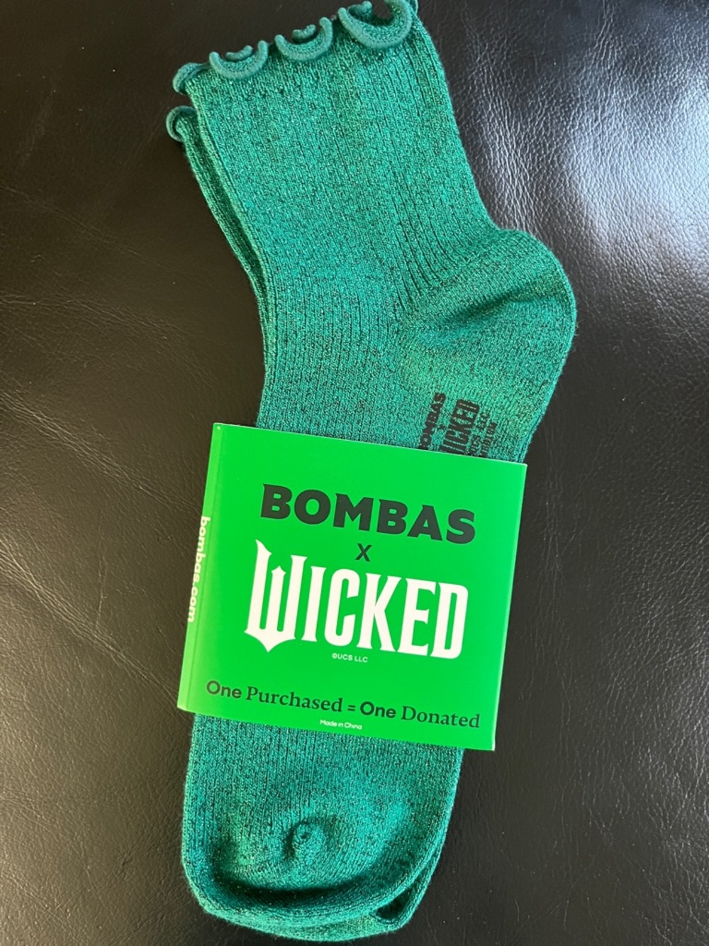 Bombas Wicked Quarter Socks, green and pink size M - Picture 7 of 7
